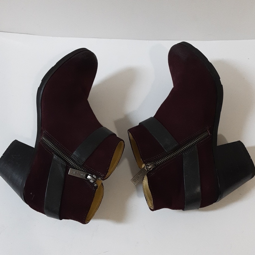 Bussola ankle boots Women EU40 Reikiavik Cabernet burgundy suede casual festival - Picture 4 of 15